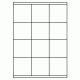 429 - Label Size 70mm x 70mm - 12 labels per sheet